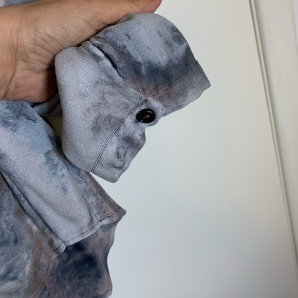 Young fabulous and broke tie dye long sleeve button down shirt tie dye S - Picture 5 of 8